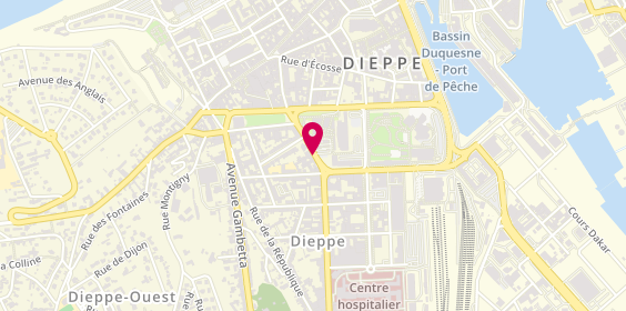 Plan de DELABY Vincent, 14 Boulevard Marechal Joffre, 76200 Dieppe