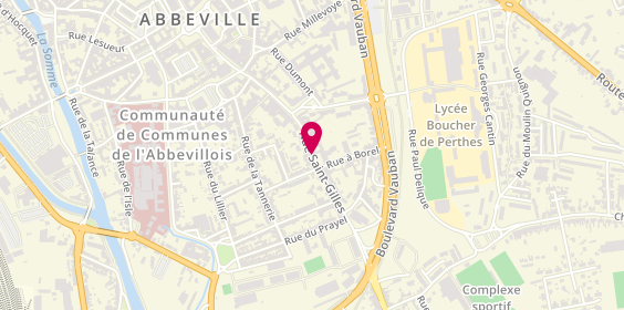 Plan de GOBEAUX Florence, 29 Rue Saint Gilles, 80100 Abbeville