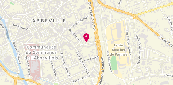 Plan de REIX Jérôme, 13 Avenue du Champ de Foire, 80100 Abbeville