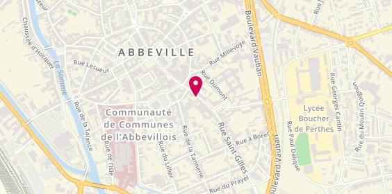 Plan de SOHIER LESUR Christine, 58 Rue du Maréchal Foch, 80100 Abbeville