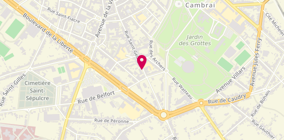 Plan de FORET Didier, 66 Rue Saint Georges, 59400 Cambrai