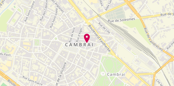 Plan de PAMART Hubert, 12 Rue des Bouchers, 59400 Cambrai