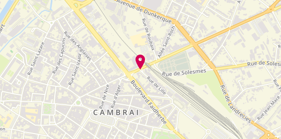 Plan de KANBAR Fouad, 2 Bis Rue de Lille, 59400 Cambrai