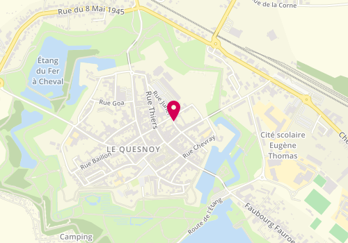 Plan de DELFOSSE Bernard, 14 Rue de l'Aulette, 59530 Le Quesnoy