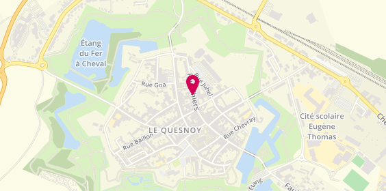 Plan de FLAMENT Valérie, 37 Rue Thiers, 59530 Le Quesnoy