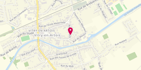 Plan de DELLESTABLE Henri, 31 Rue du Puits, 62490 Vitry-en-Artois