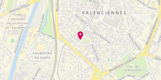 Plan de VENDEVILLE Philippe, 5 Rue Edmond Guillaume, 59300 Valenciennes