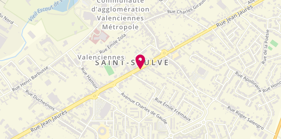 Plan de BLANCHARD Alice, 177 Rue Jean Jaurès, 59880 Saint-Saulve