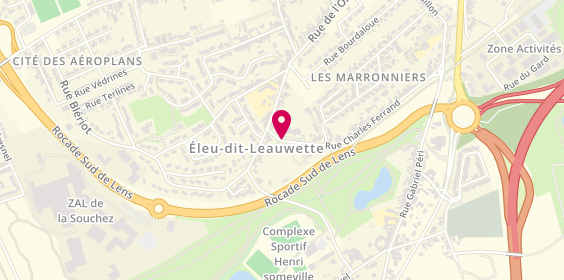 Plan de MORICE Ludovic, 72 Rue Charles Ferrand, 62300 Éleu-dit-Leauwette