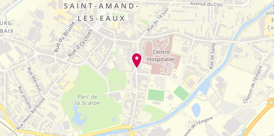 Plan de FLOQUET Christophe, 61 Place du 11 Novembre, 59230 Saint-Amand-les-Eaux