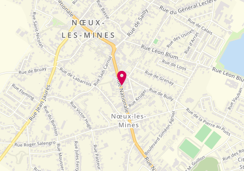 Plan de FAYDIGA Jean Michel, 209 Rue Nationale, 62290 Nœux-les-Mines