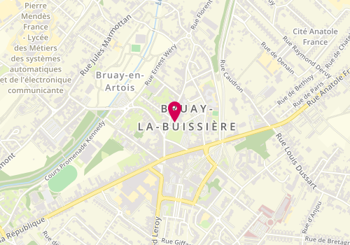 Plan de GUIFFANT Laurence, 62 Place Henri Cadot, 62700 Bruay-la-Buissière