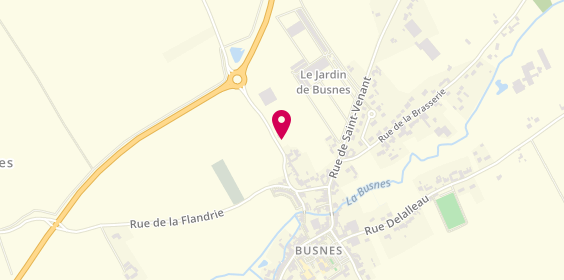 Plan de CARON Orianne, 240 Rue de Guarbecque, 62350 Busnes
