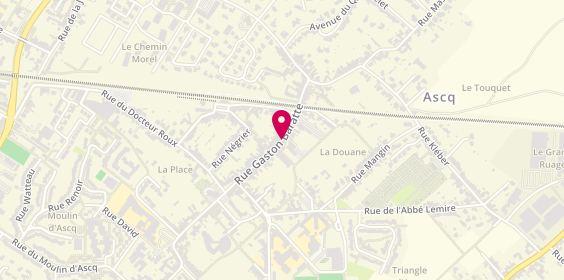 Plan de VANHELST Jacques, 152 Rue Gaston Baratte, 59650 Villeneuve-d'Ascq