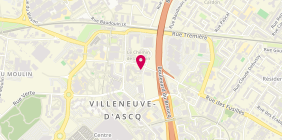Plan de FAYET DUSSAUSSOY Gaëlle, 36 Boulevard Van Gogh, 59650 Villeneuve-d'Ascq