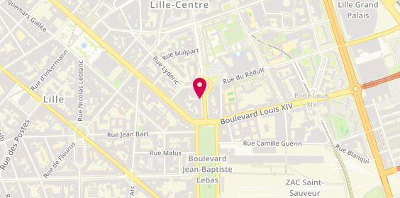 Plan de DUHEM Arnaud, 4 Boulevard Papin, 59800 Lille