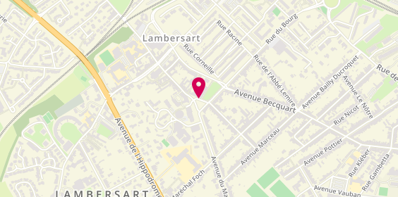 Plan de D'HULSTER Pauline, 169 Rue du Bourg, 59130 Lambersart