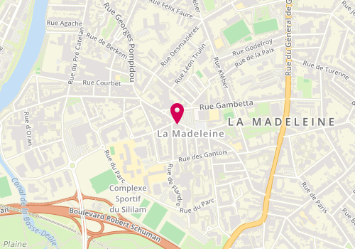 Plan de DECRUCQ Edouard, 95 Bis Rue Georges Pompidou, 59110 La Madeleine