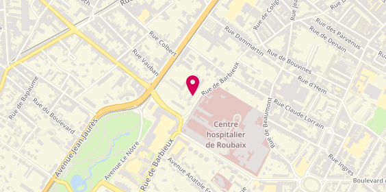 Plan de DOULY Patricia, 46 Rue de Barbieux, 59100 Roubaix