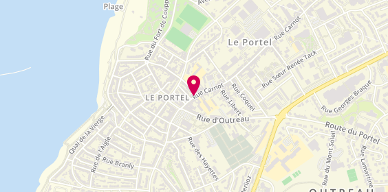 Plan de CARTON Thibault, 27 Rue Carnot, 62480 Le Portel