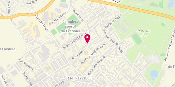 Plan de DURIEZ Stéphane, 86 Rue de la Belle Promenade, 59150 Wattrelos