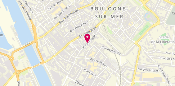 Plan de BAILLY Yannick, 56 Rue des Pipots, 62200 Boulogne-sur-Mer