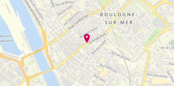 Plan de DENGLOS Ludovic, 59 Grande Rue, 62200 Boulogne-sur-Mer