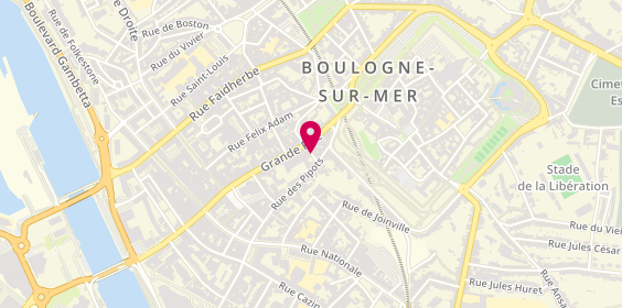 Plan de BOURGAIN Aurélie, 5 Rue Charles Péron, 62200 Boulogne-sur-Mer