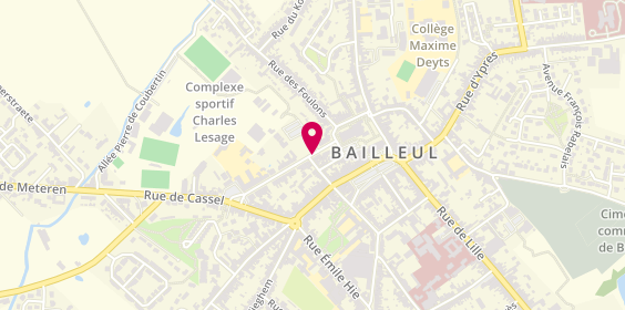 Plan de BAUW Christian, 1 Bis Rue du College, 59270 Bailleul