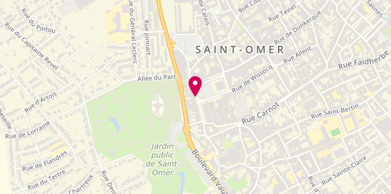 Plan de DEWITTE Maxime, 23 Place Foch, 62500 Saint-Omer