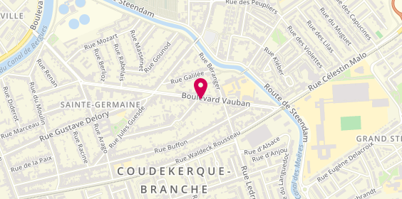 Plan de BARGE Dorothée, 63 Boulevard Vauban, 59210 Coudekerque-Branche