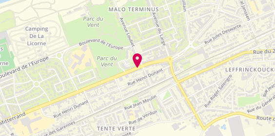 Plan de CALMEIN Sylvie, 754 Boulevard de la Rep Francois Mitterrand, 59240 Dunkerque